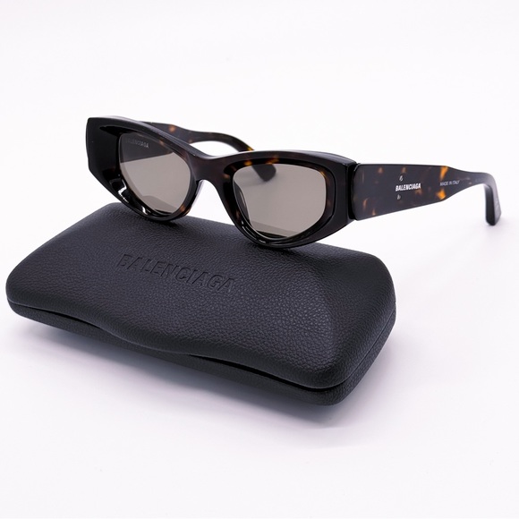 NEW BALENCIAGA BB0243S 002 CAT EYE SUNGLASSES BALENCIAGA - Picture 1 of 11